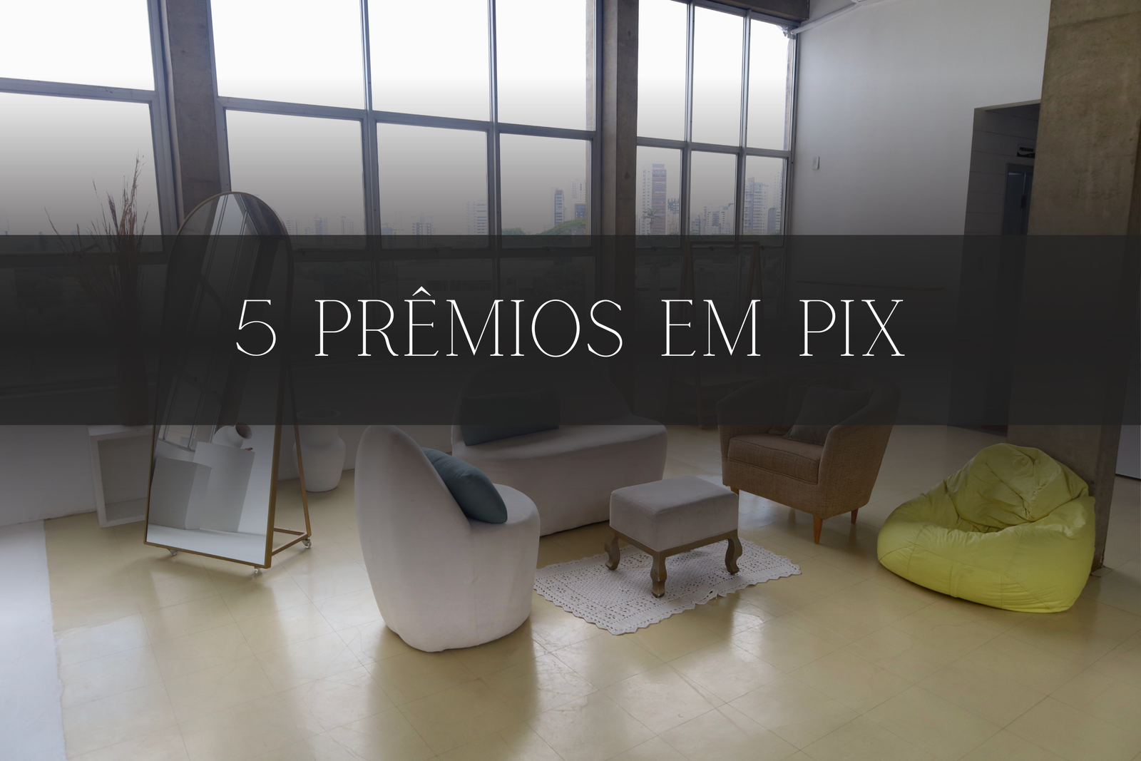 Sorteio Iso Studios Goiânia 5 Prêmios em pix